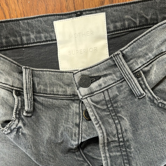 MOTHER gray denim 27 - Picture 3 of 6